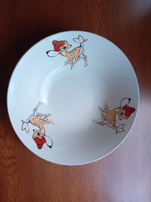 Miseczka miska PRL serenka jelonek bambi