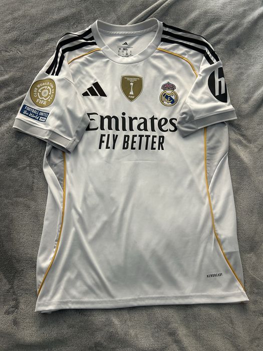 Biała koszulka piłkarska Real Madryt mbappe r. M  nr 10