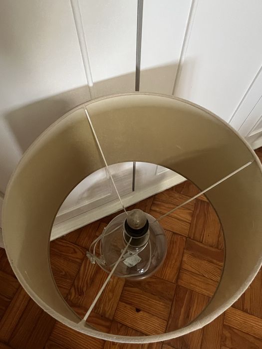 lampada beige grande