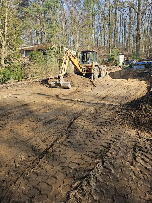 Uslugi koparko ładowarką