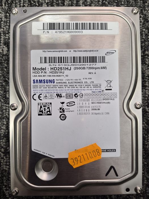 Dysk HDD Samsung 250GB
