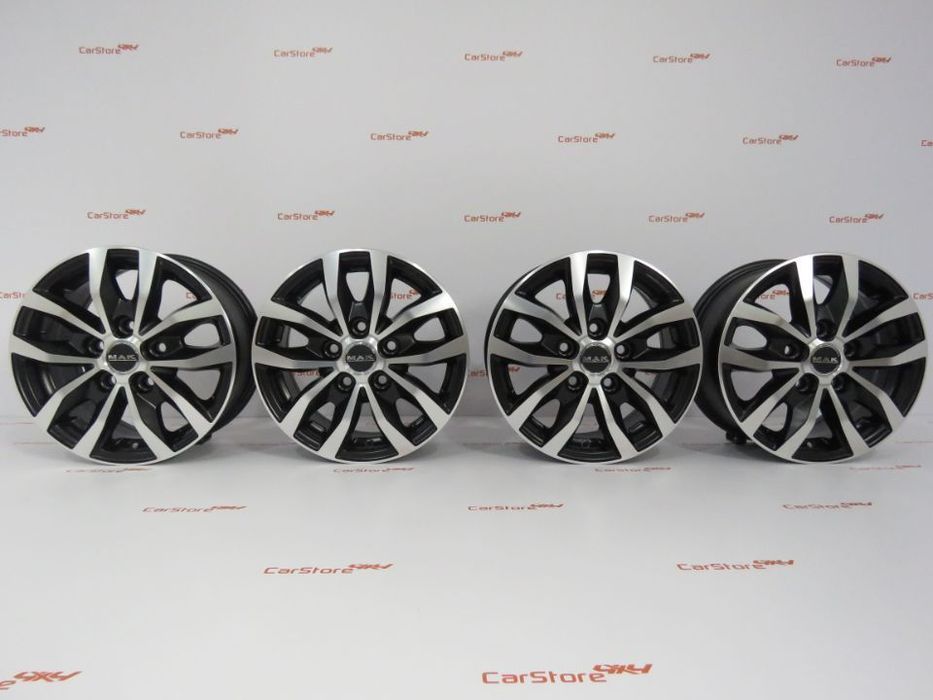 Jantes MAK Load 5 ICE Black 16 x 6.5 et55 5x118 Fiat Ducato Autocarava