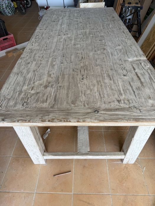 Mesa madeira maciça 2,20x1,00