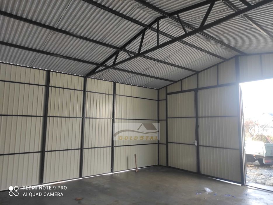 Garaż blaszany/Hala/Wiata 5x7x3, 6x6x3, 6x8x3, 4x6x3, 7x7x3