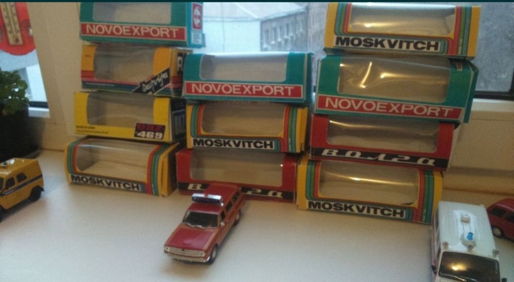 Ваз,газ,Волга, москвич 1/43 коробки