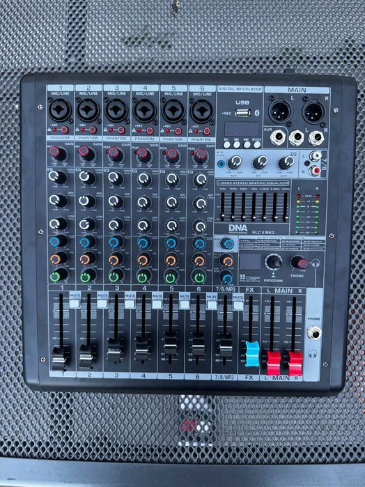 DNA HLC 6 MK2 6‑kanałowy mikser analogowy