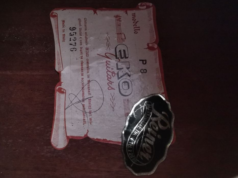 Guitarra de blues /jazz 1968 marca Eko