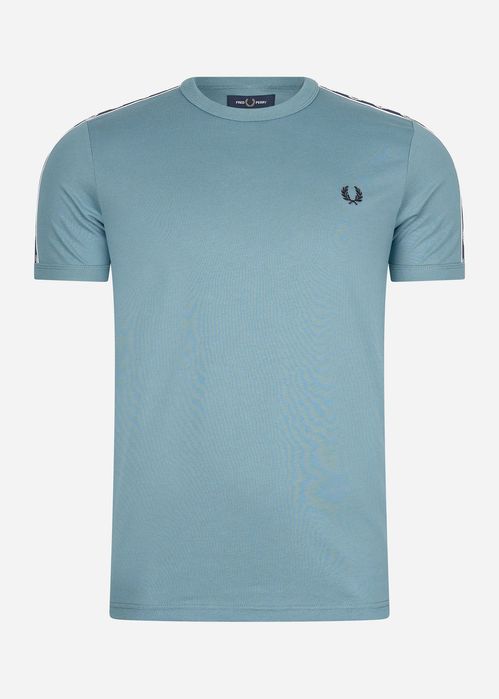 Футболка Fred Perry SM3098 N11 Ash Blue Taped Ringer T-shirt  Size:S