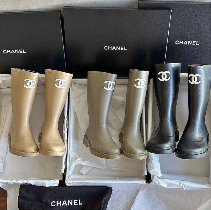 Kalosze chanel viral