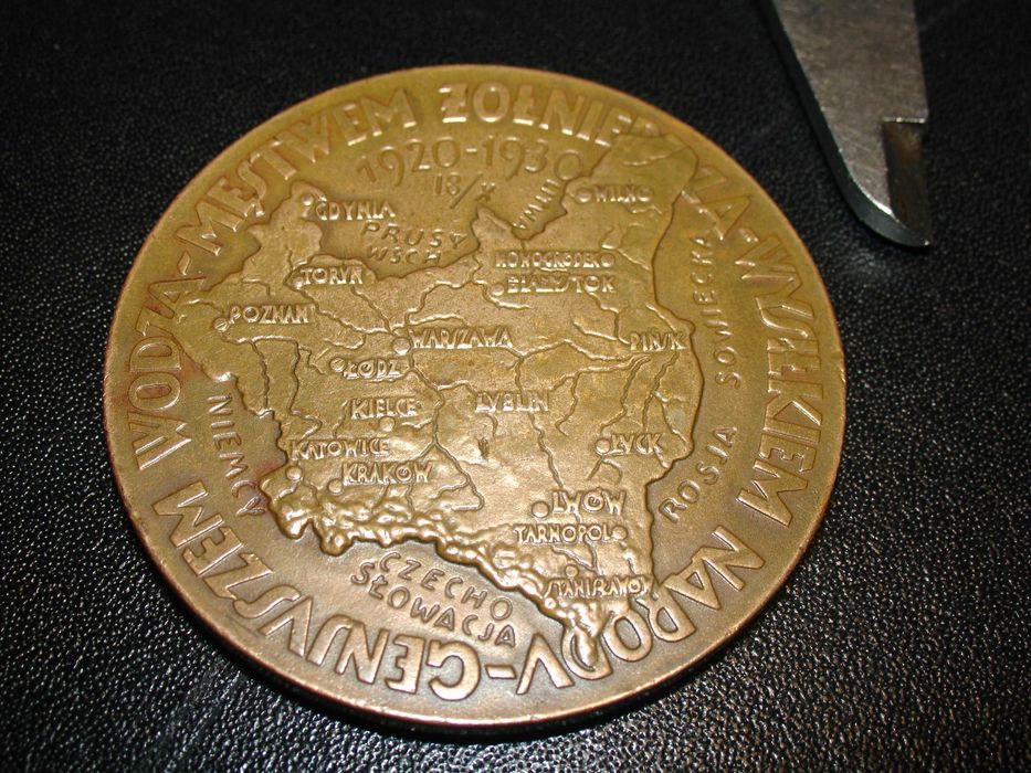 Plakieta/Medal Józef Piłsudski rok 1920