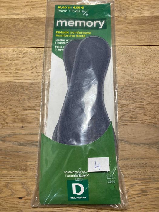 Wkładki komfortowe memory 35/36