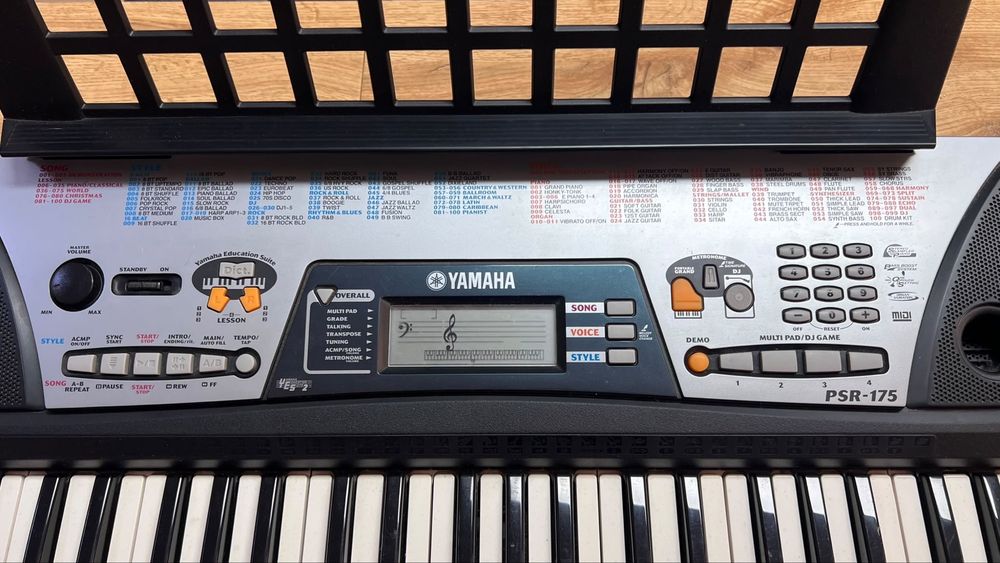 Teclado musical Yamaha