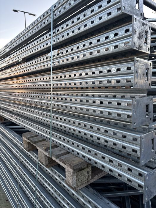 Regały wysokiego składowania DEXION – jak nowe, różne wymiary