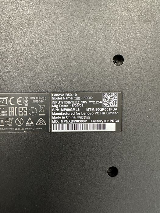 Продам Ноутбук Lenovo B50-10