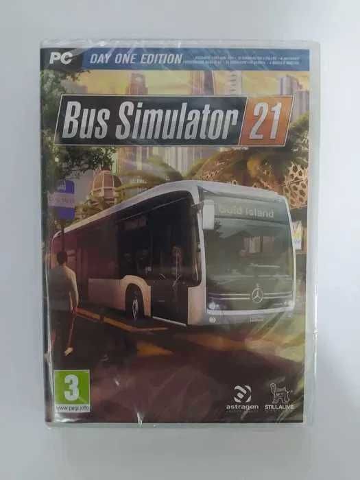 NOWA Bus Simulator 21 PC Polskie napisy w grze wersja na komputer PC folia