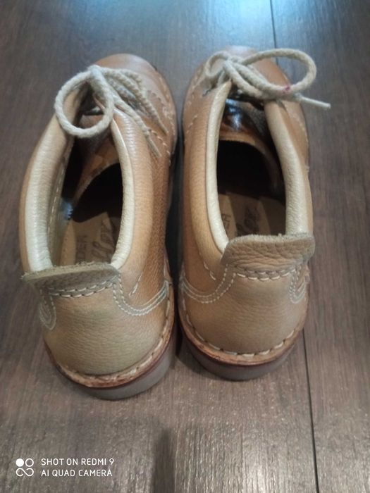 Buty skórzane 36/25 wkładka. Jasny brąz.