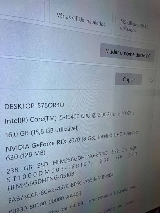 Pc Gamer RTX força bruta