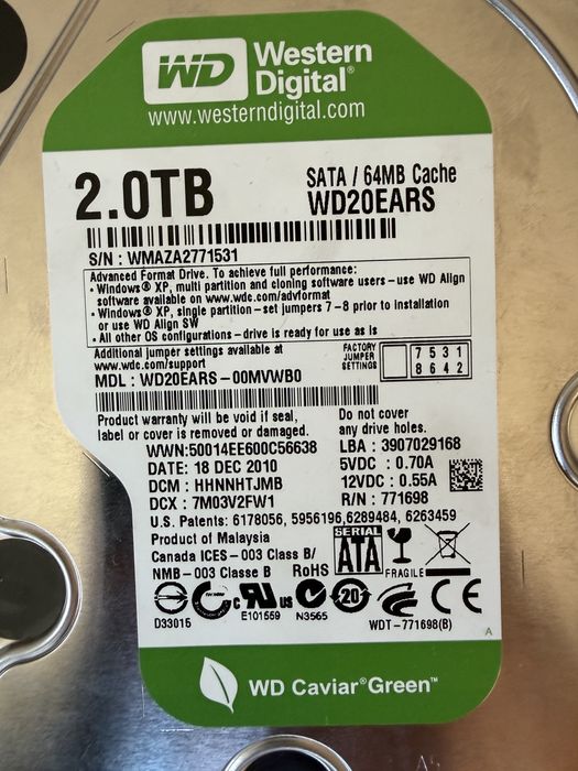 Dysk twardy 2 TB