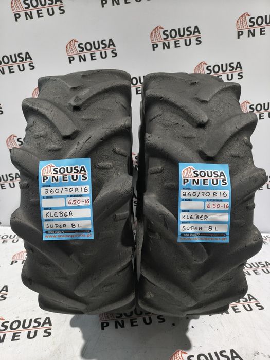 2 pneus semi novos 260-70R16 Kleber - Oferta da entrega