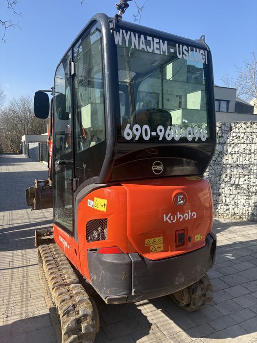 Minikoparka, Koparka, Wynajem, Wypożyczalnia koparki