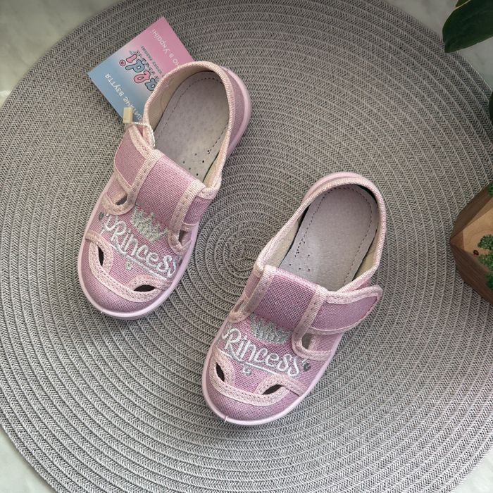 Тапочки дитячі Waldi для дівчинки в садок,валді,24,26,30