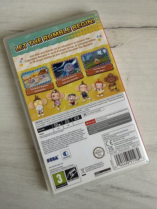 Super Monkey Ball Banana Rumble Nintendo Switch, igla