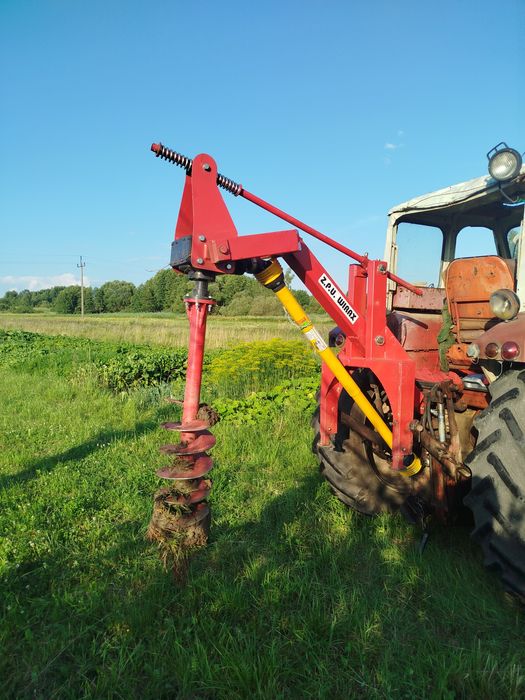 Świder ziemny, wiertnica do ziemi do ciągnika na WOM WYNAJEM