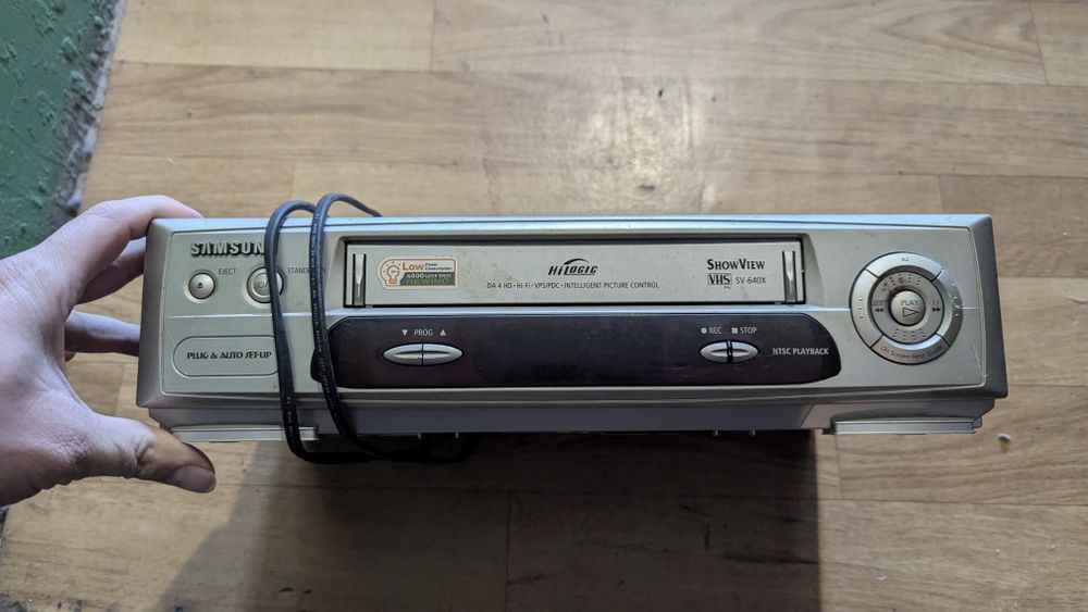 VHS відеомагнітофон Samsung Hi Logic