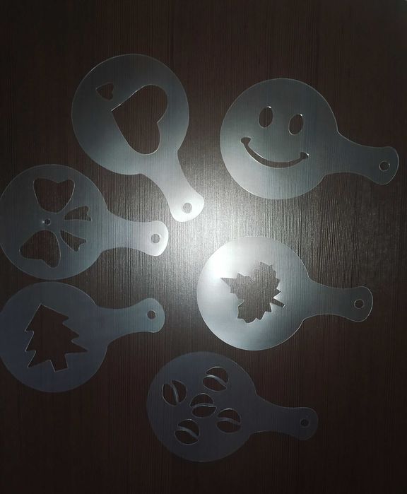 Трафареты для кофе, десертов