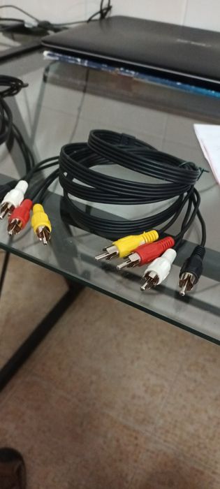 Cabos aparelhagem som e vídeo