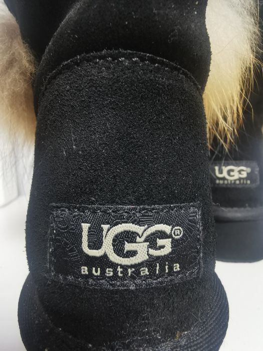 Уги жіночі UGG чорні,натуральна замша