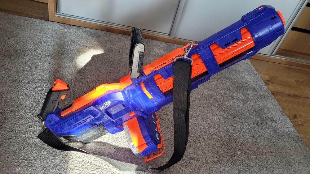 nerf titan cs 50 - zabawki dla dzieci | OLX Dla Dzieci