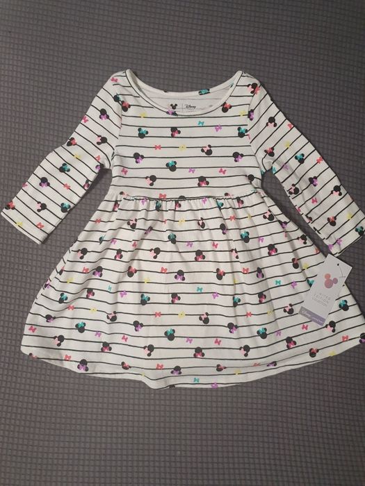 Nowa bawełniana sukieneczka+majeczki, roz.80