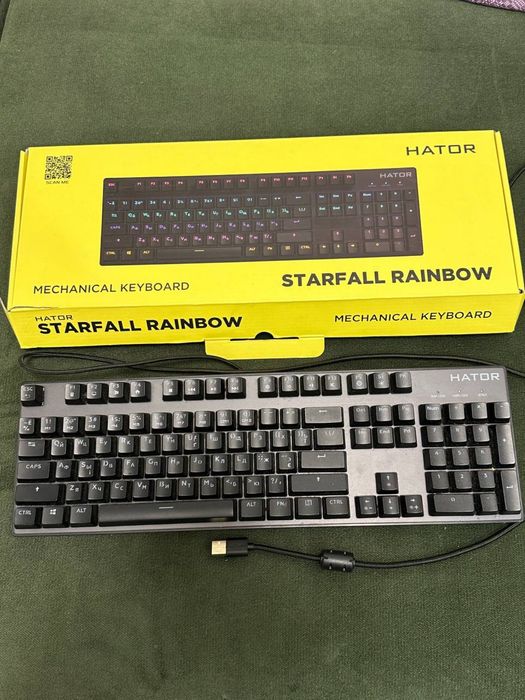 Клавіатура HATOR Starfall Rainbow сині свічі: 600 грн. - Периферійні ...