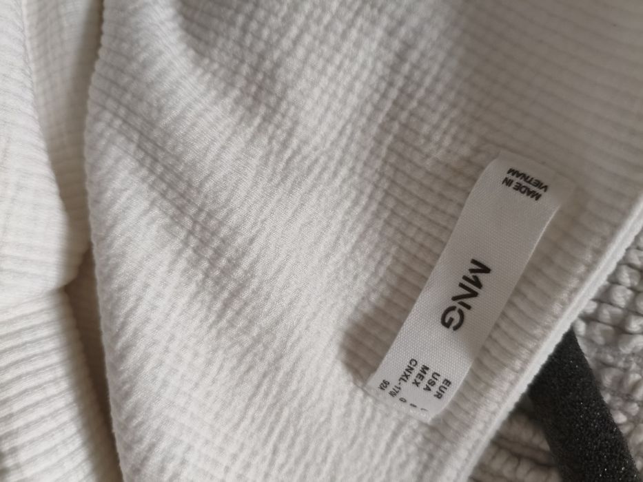 Vestido de malha de alças Mango tamanho L