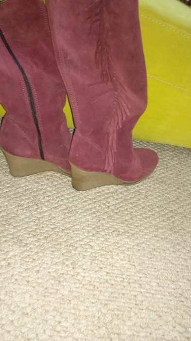 Сапоги замшевые 37 размер