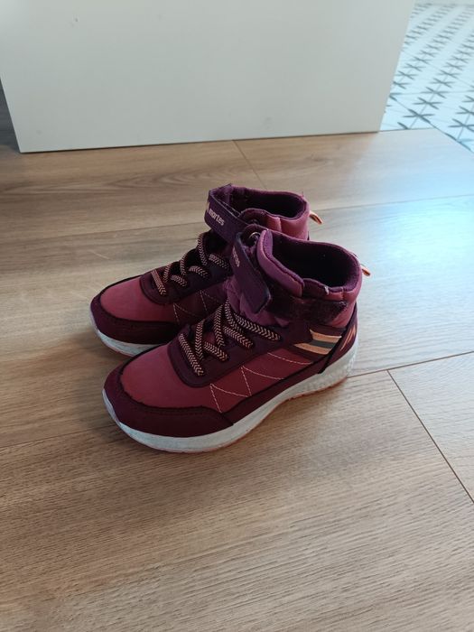 Buty za kostkę na rzepy