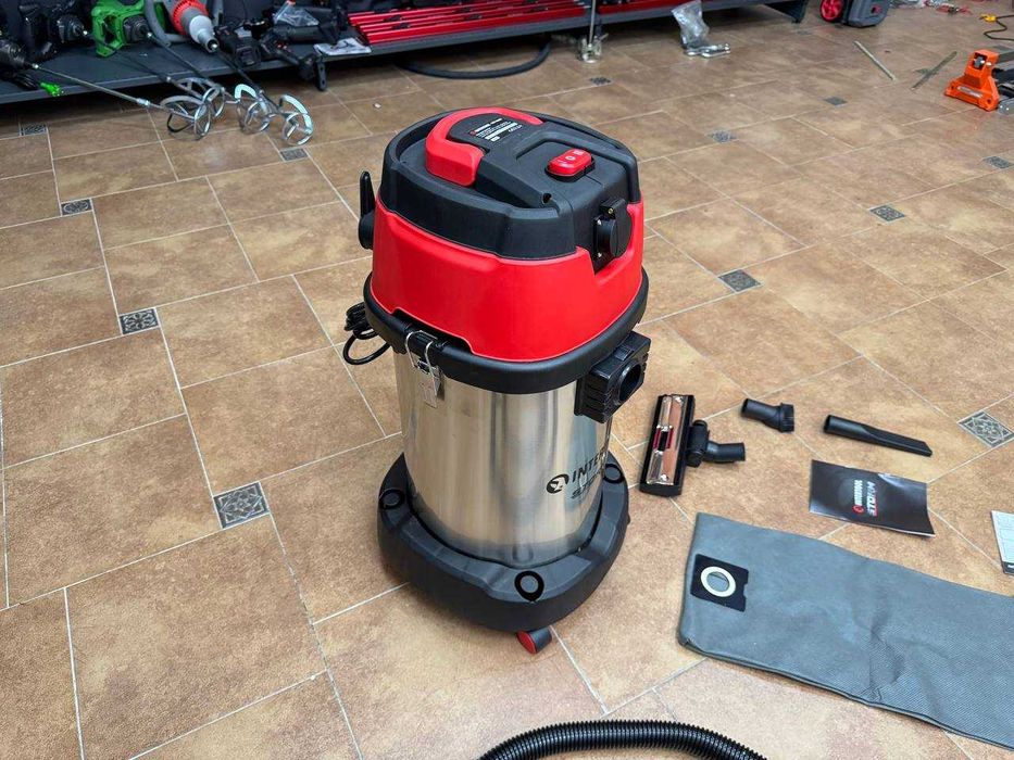 Пилосос STORM бак 30 л., З нержавійки, Синхронний старт Гарантія 12міс