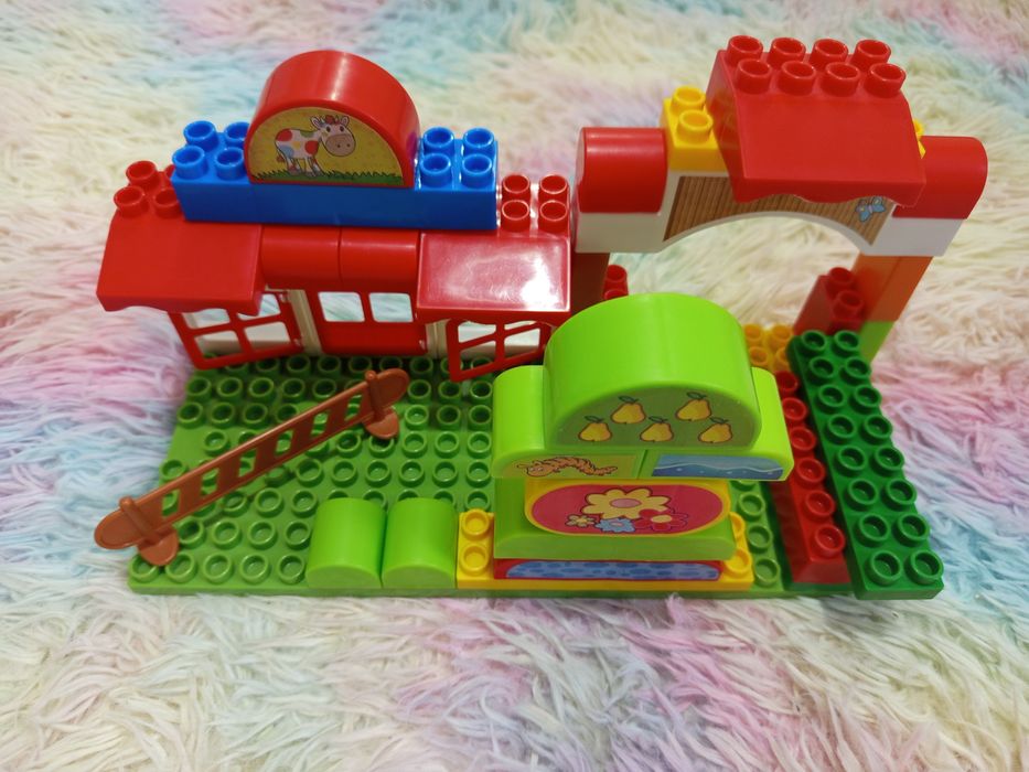 Zestaw klocków mochtoys - farma