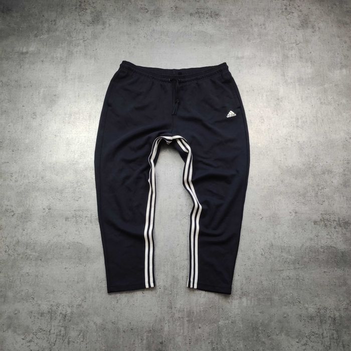 MĘSKIE Spodnie Dresowe DRESY Sportowe Bawełna Adidas Granat ClimaCool