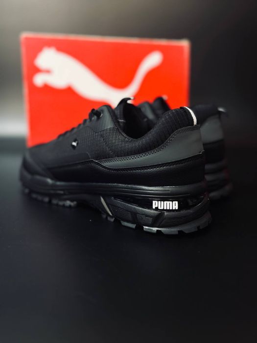 Мужские кросовки puma чорние осенние кросівки чоловічі пума осінь