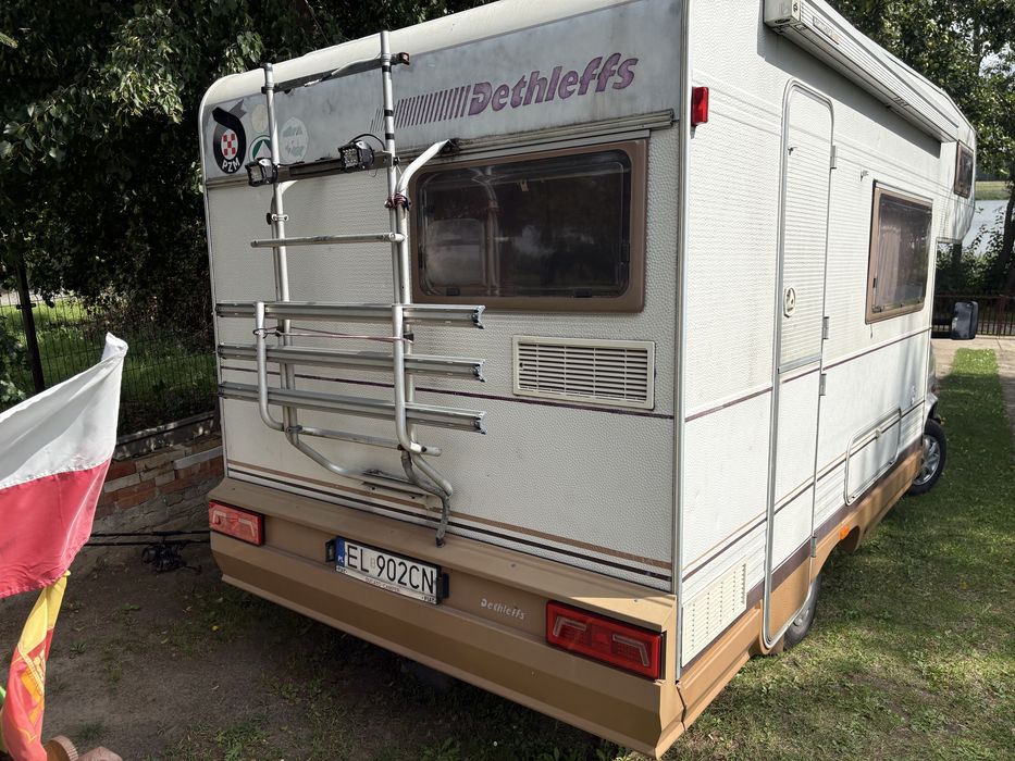 Kamper dethleffs Ducato fotowoltaika