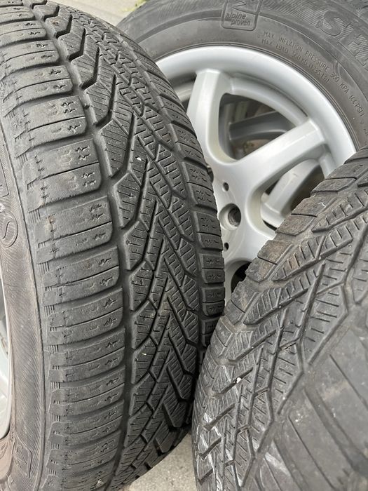 Zimowe R 15. 4x Felgi Mercedes-Benz + opony – komplet kół