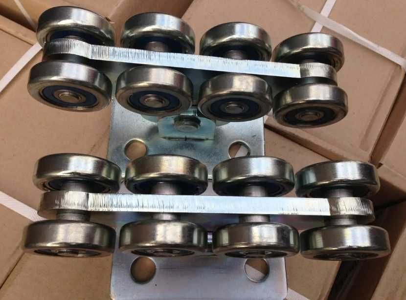 Система на відкатні ворота, Фурнітура, Ролики, Напрямна