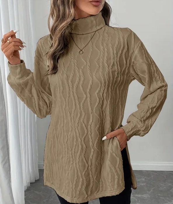 Novidade camisola de gola