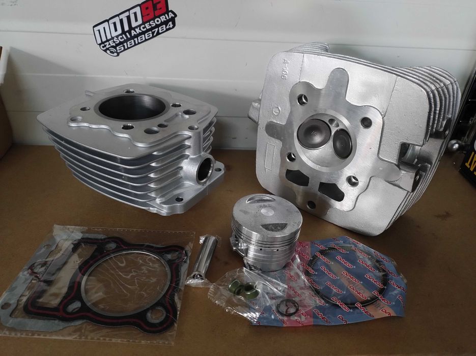 Honda XR 125 L NXR125 XR125L cylinder glowica tłok big bore 150cc