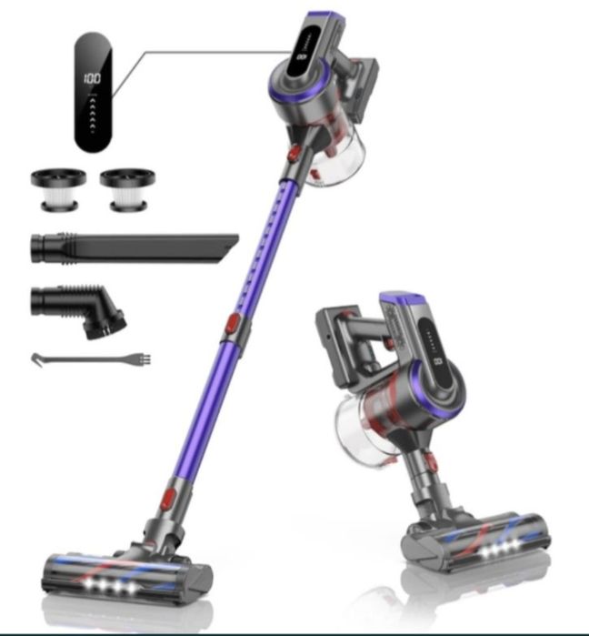 Аккумуляторный пылесос 400вт. Есть доп.акб