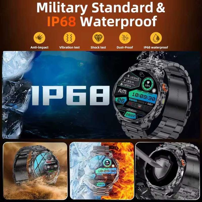 Смарт часы. VWAR IW07 MAX. NFC. LED-фонарик. 1000mAh.