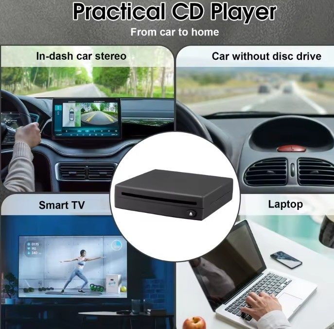 Leitor CD/DVD novo