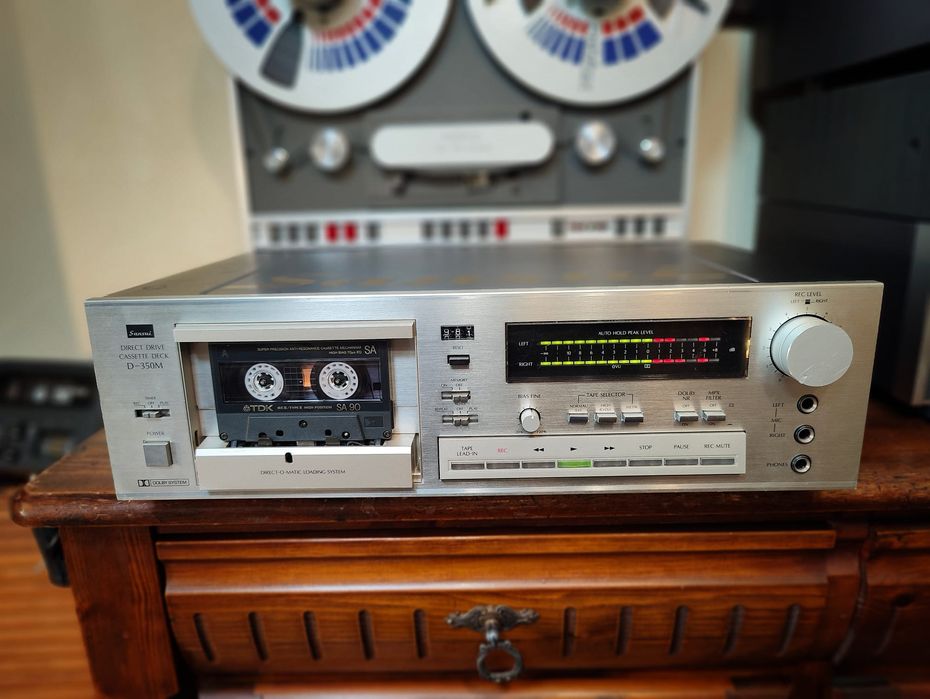 GORĄCA OKAZJA! Magnetofon Sansui  D 350 M  , po serwisie